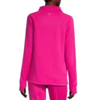 Xersion Therma Fleece Womens Funnel Neck Long Sleeve Sweatshirt