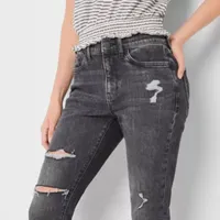 a.n.a Plus Womens High Rise Cropped Flare Jean