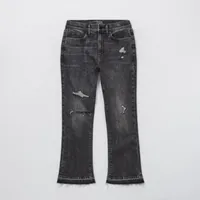 a.n.a Plus Womens High Rise Cropped Flare Jean