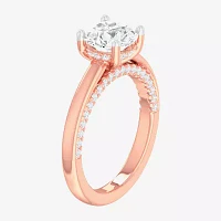 (G-H / SI1-SI2) Womens 2 1/2 CT. T.W. Lab-Grown White Diamond 14K Gold Round Solitaire Engagement Ring