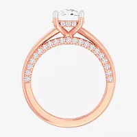 (G-H / SI1-SI2) Womens 2 1/2 CT. T.W. Lab-Grown White Diamond 14K Gold Round Solitaire Engagement Ring