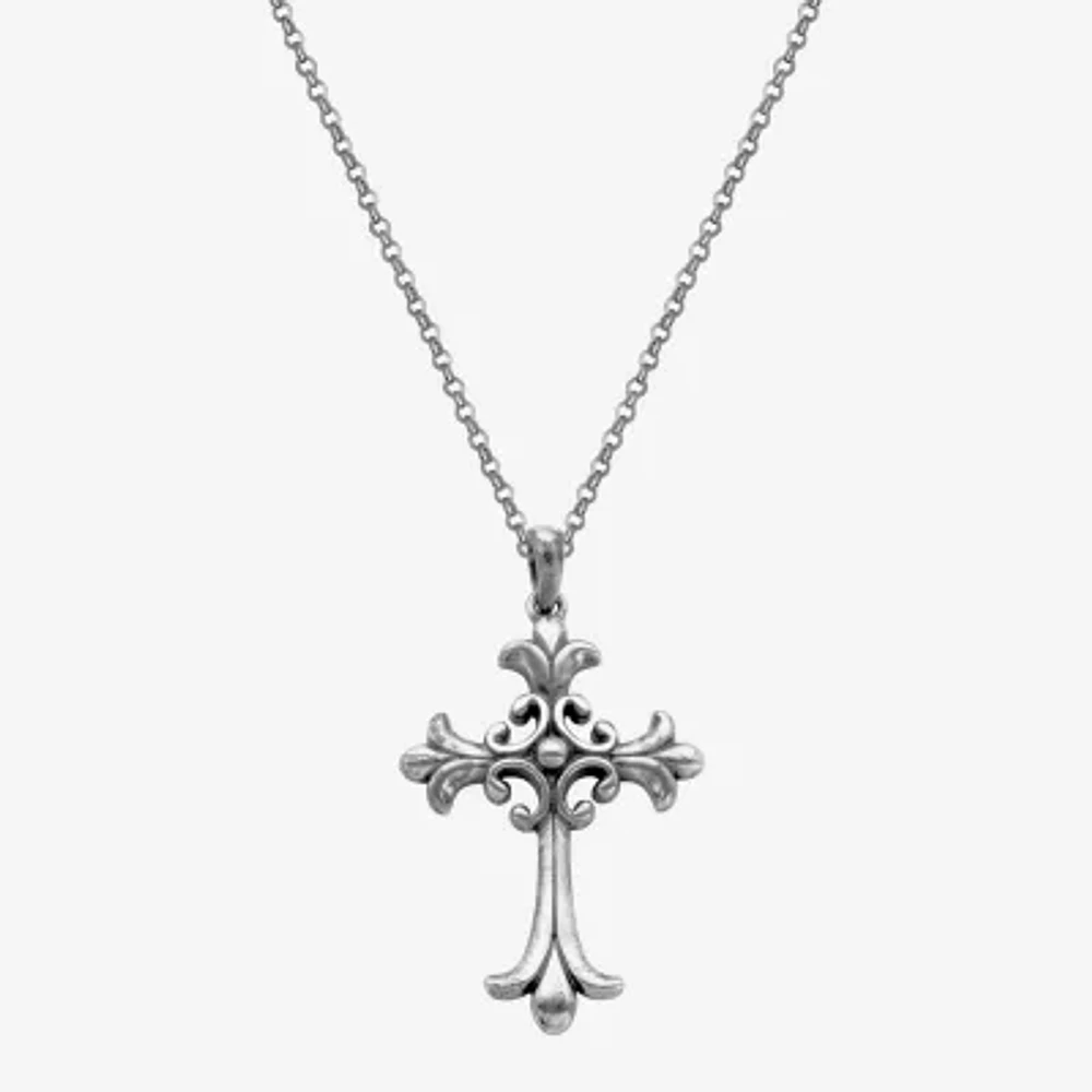 Sterling Silver Celtic Cross Pendant Necklace