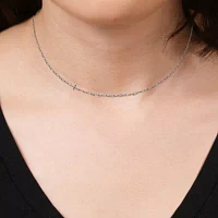 Paris 1901 By Charles Garnier Womens White Cubic Zirconia Sterling Silver Cross Pendant Necklaces