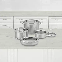 Cuisinart Pro Stainless Steel 7-pc. Cookware Set