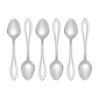 Pfaltzgraff American Bead Teaspoon 6-pc. Flatware Set