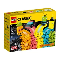 Classic Creative Neon Fun Building Toy Set (333 Pieces)