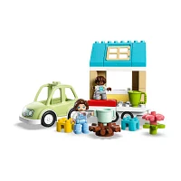 Duplo Town Family House On Wheels Building Toy Set (31 Pieces)