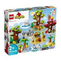 LEGO DUPLO Town Wild Animals of the World 10975 Building Set (142 Pieces)