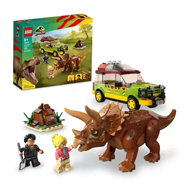 LEGO Jurassic World Triceratops Research 76959 Building Set (281 Pieces)