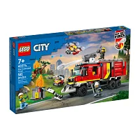 City Fire Command Truck Building Toy Set (502 Pieces)