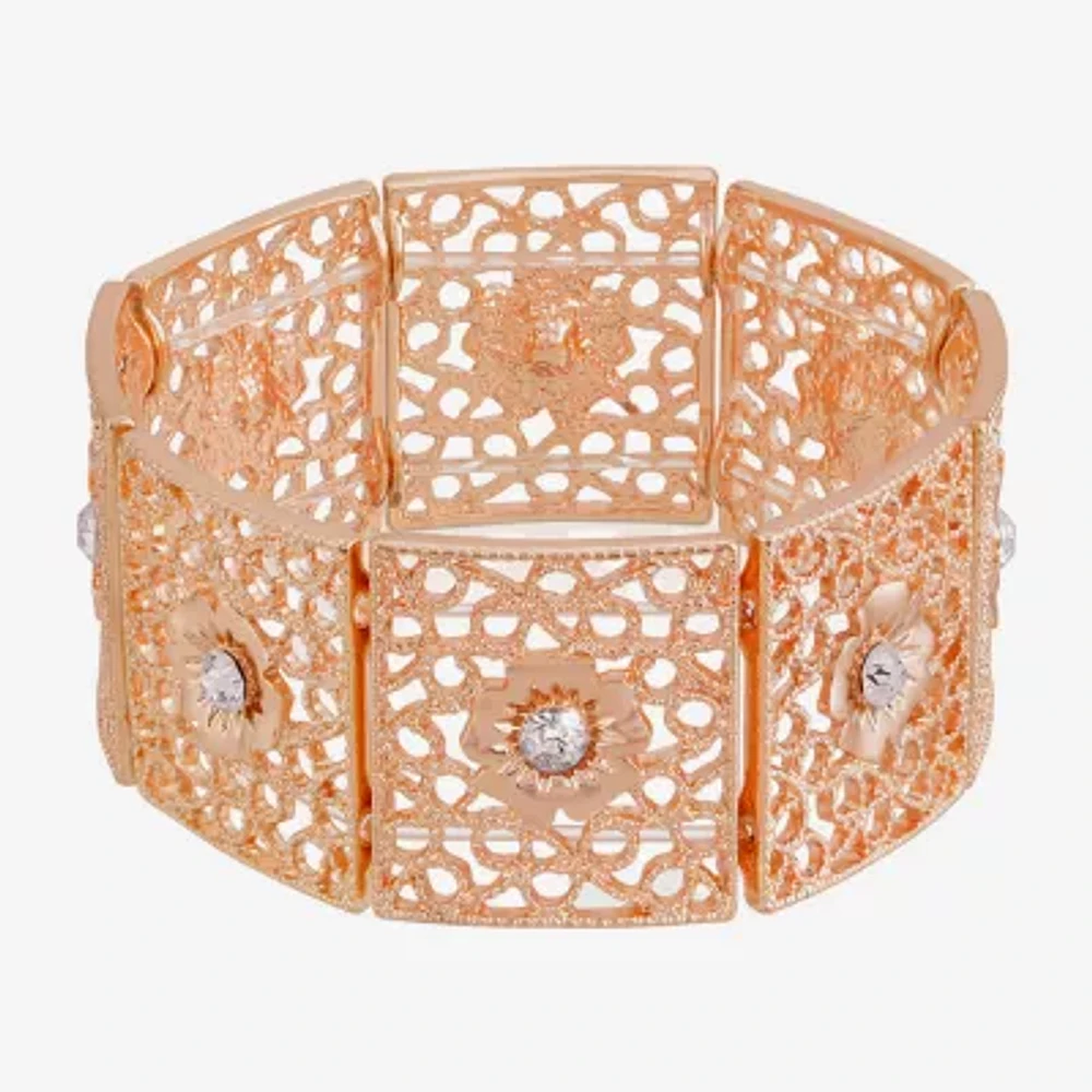 1928 Crystal 7 Inch Stretch Bracelet