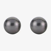 Tahitian Pearl 10-11mm 10K Yellow Gold Stud Earrings