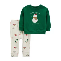 Carter's Snowman Baby Boys 2-pc. Pant Set