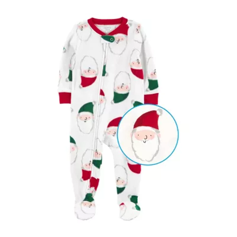 Carter's Baby Unisex Footed Fleece Long Sleeve One Piece Pajama