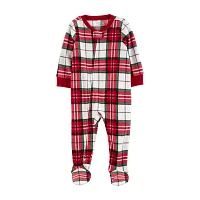 Carter's Baby Girls Footed Fleece Long Sleeve One Piece Pajama