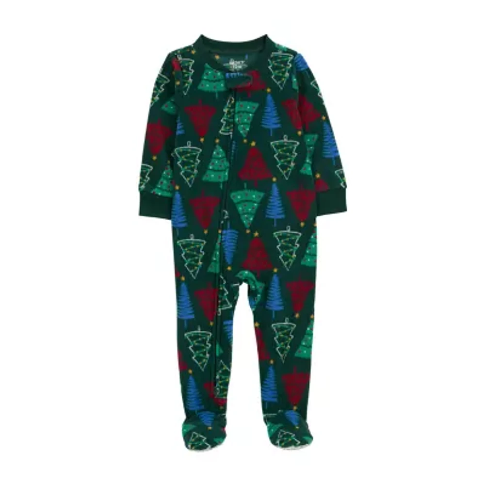 Carter's Baby Unisex Footed Fleece Long Sleeve One Piece Pajama