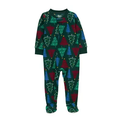 Carter's Baby Unisex Footed Fleece Long Sleeve One Piece Pajama