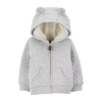 Carter's Baby Unisex Hooded Long Sleeve Cardigan