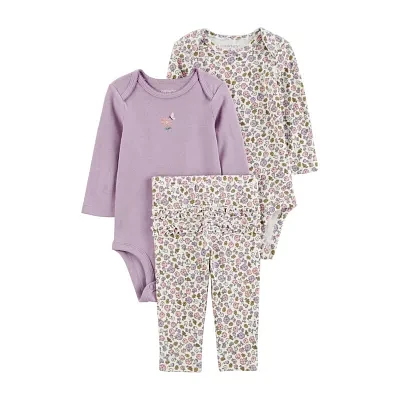 Carter's Baby Girls 3-pc. Pant Set