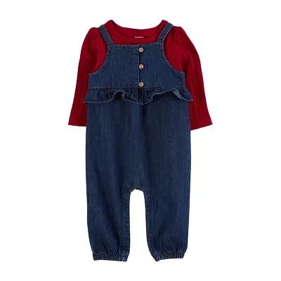 Carter's Baby Girls 2-pc. Jumpsuit Set