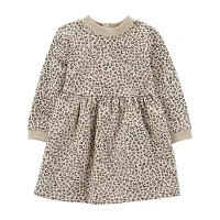 Carter's Baby Girls Long Sleeve Fitted A-Line Dress