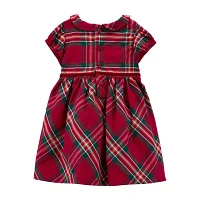 Carter's Baby Girls Short Sleeve Fitted A-Line Dress