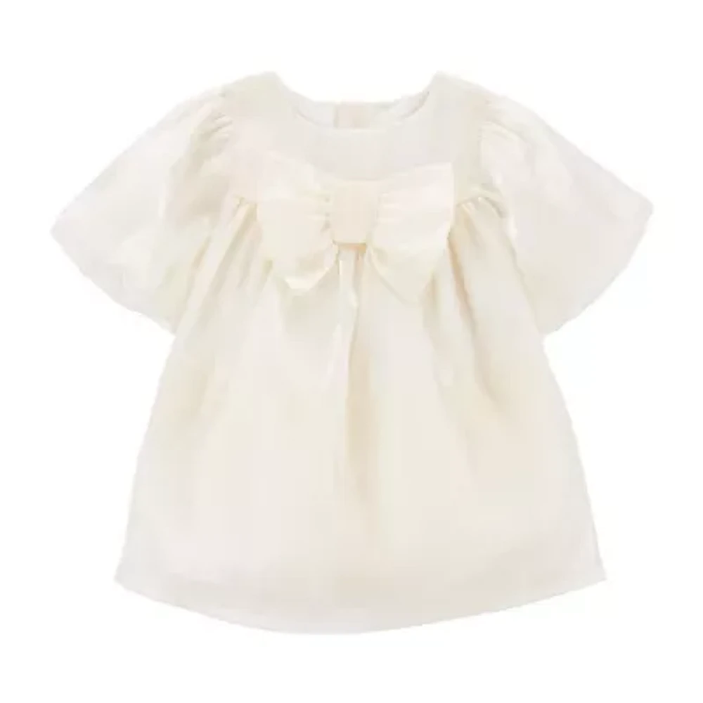 Carter's Baby Girls Short Sleeve Fitted A-Line Dress