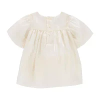 Carter's Baby Girls Short Sleeve Fitted A-Line Dress