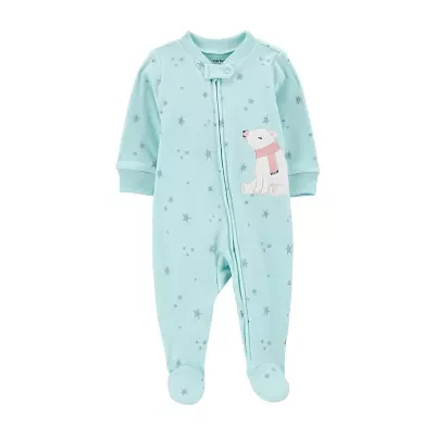 Carter's Baby Girls Microfleece Sleep and Play