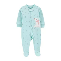 Carter's Baby Girls Microfleece Sleep and Play