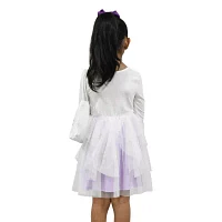 Lilt Little Girls 3/4 Sleeve Tutu Dress