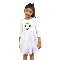 Lilt Little Girls 3/4 Sleeve Tutu Dress