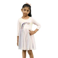 Lilt Little Girls 3/4 Sleeve Tutu Dress