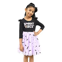 Lilt Little Girls 3/4 Sleeve Tutu Dress