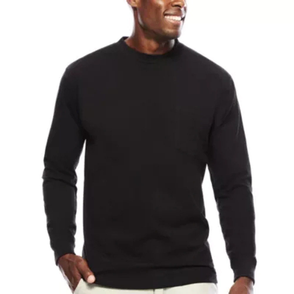 Smiths Workwear Mens Crew Neck Long Sleeve T-Shirt