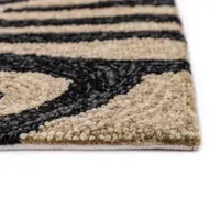 Liora Manne Ravella Zebra Hand Tufted Rectangular Rugs & Floor Coverings Indoor Outdoor Accent