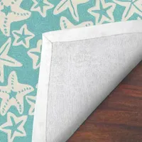 Liora Manne Capri Starfish Animal Hand Tufted Indoor Outdoor Rectangular Accent Rug