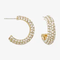 Mixit Hypoallergenic Gold Tone Hoop Earrings