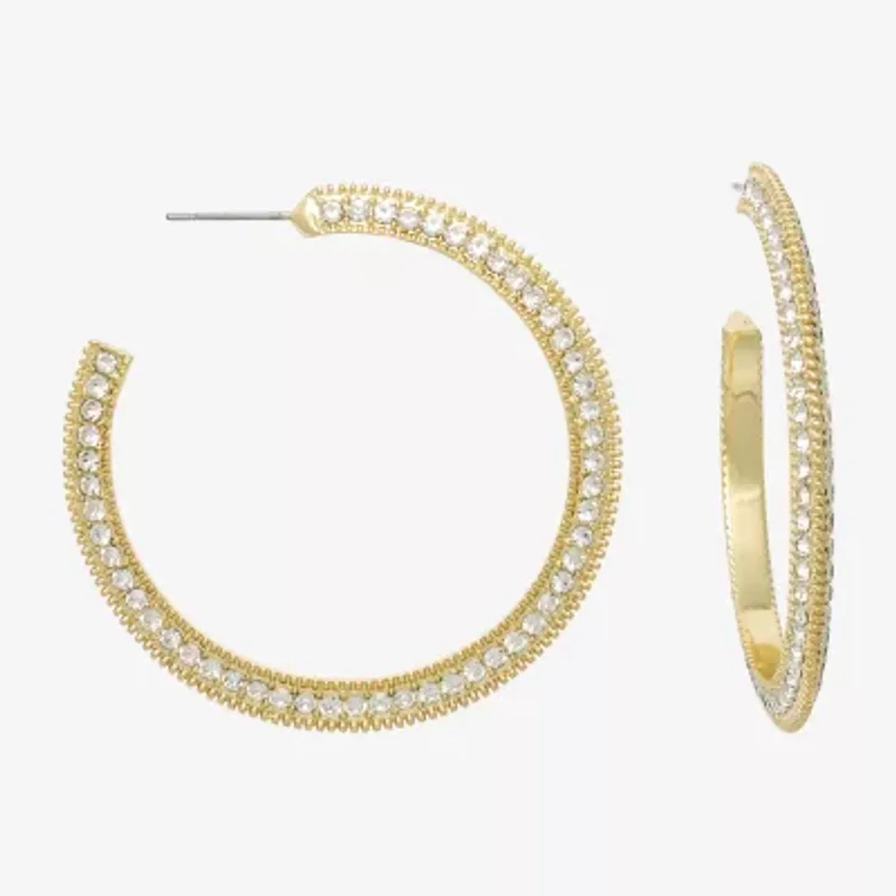 Mixit Womens 50.6mm Hoop Earrings