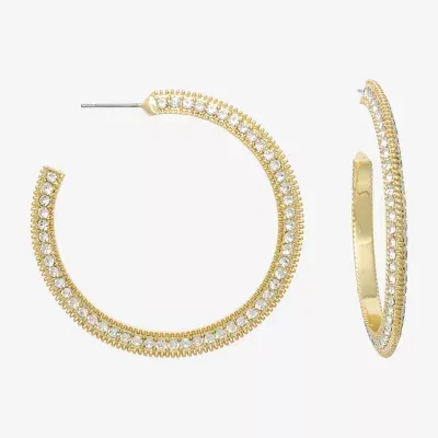 Mixit Womens 50.6mm Hoop Earrings