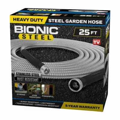 Bionic Steel Foot Heavy Duty Stainless Steel Flexible and Lightweight Garden Hose