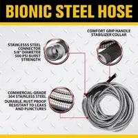 Bionic Steel Foot Heavy Duty Stainless Steel Flexible and Lightweight Garden Hose