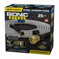 Bionic Steel Pro Foot Heavy Duty Stainless Steel Flexible and Lightweight Garden Hose with Brass Fittings