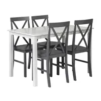 Eugene Farmhouse 5-PC Dining Set