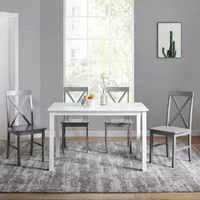 Eugene Farmhouse 5-PC Dining Set