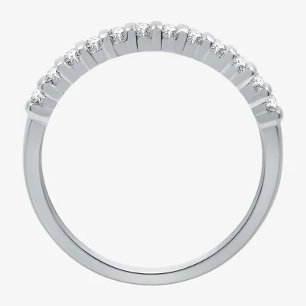 I Said Yes (H-I / I1) 1/4 CT. T.W. Lab Grown White Diamond Sterling Silver Anniversary Wedding Band