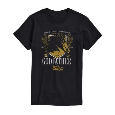 The Godfather Mens Crew Neck Short Sleeve Regular Fit Graphic T-Shirt