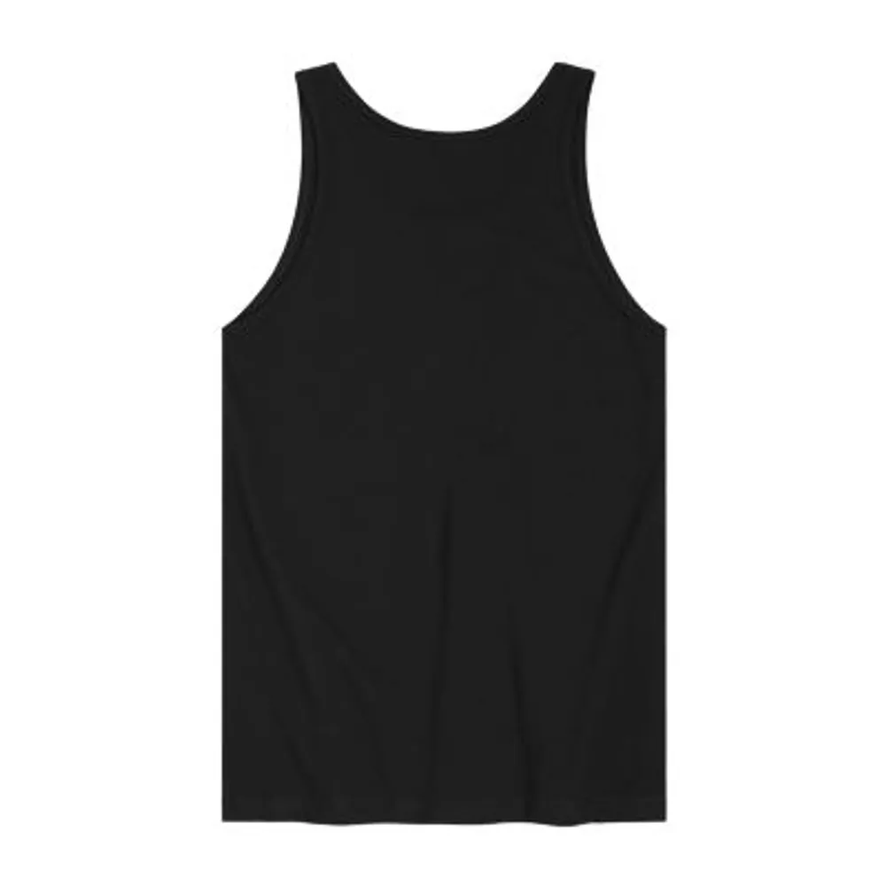 Jaws Mens Crew Neck Sleeveless Tank Top