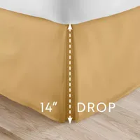 Casual Comfort Luxury Pleated 14" Hypoallergenic Wrinkle Resistant Bed Skirt