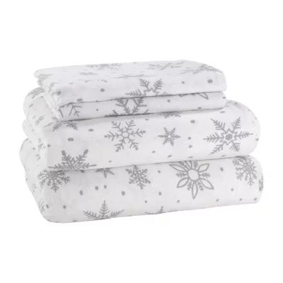 Avanti Winter Wonderland Flannel Sheet Set